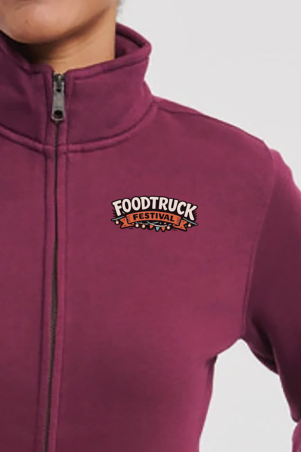 Ladies Authentic Sweat Jacket - Afbeelding 2