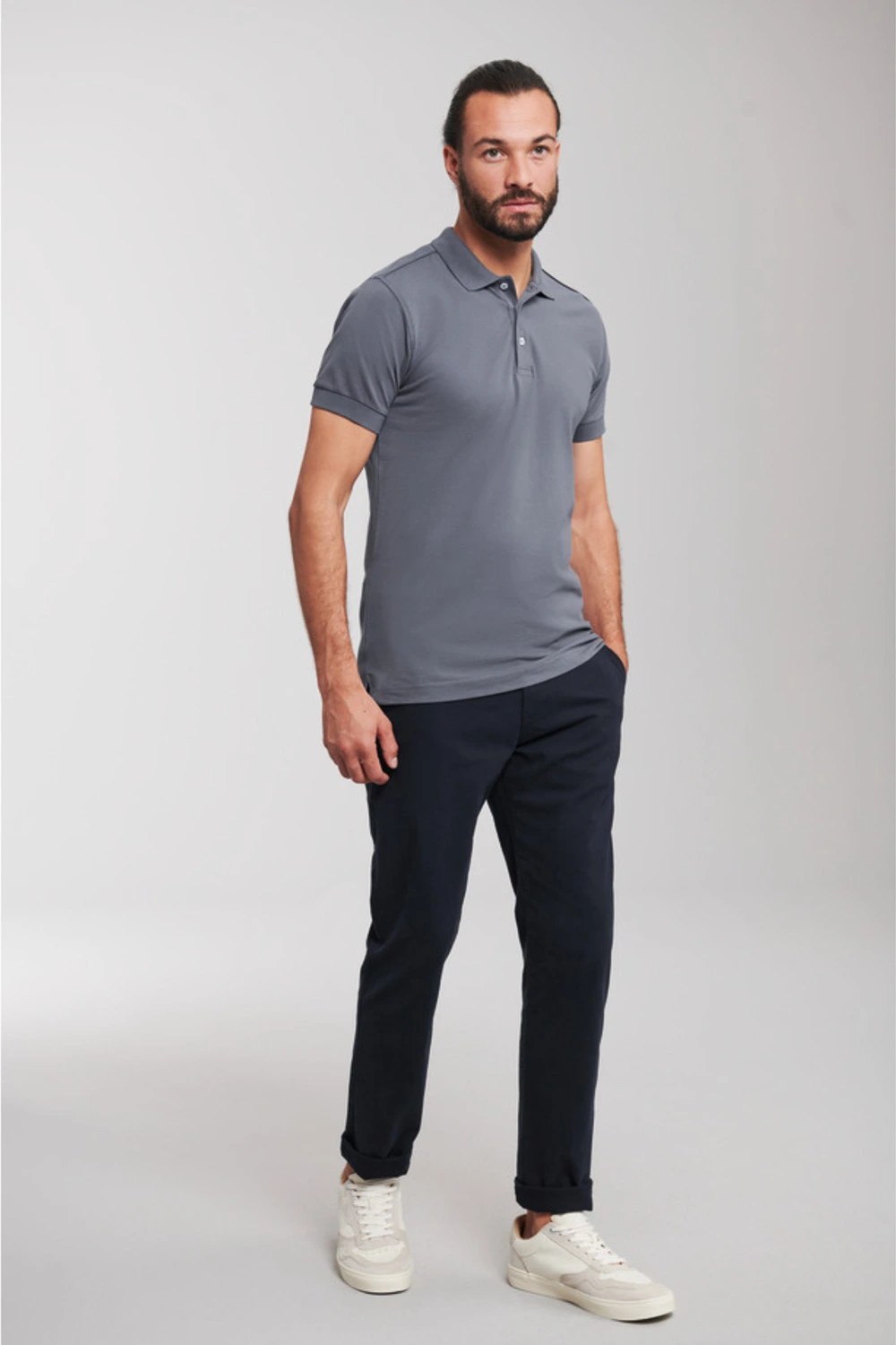 Russell Men's Fitted Stretch Polo - Afbeelding 4