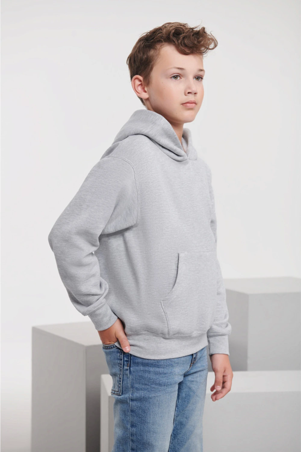 Russell Children's Hooded Sweatshirt - Afbeelding 3