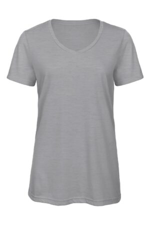Triblend V-neck T-shirt women