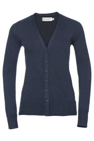 Ladies' V-Neck Knitted Cardigan