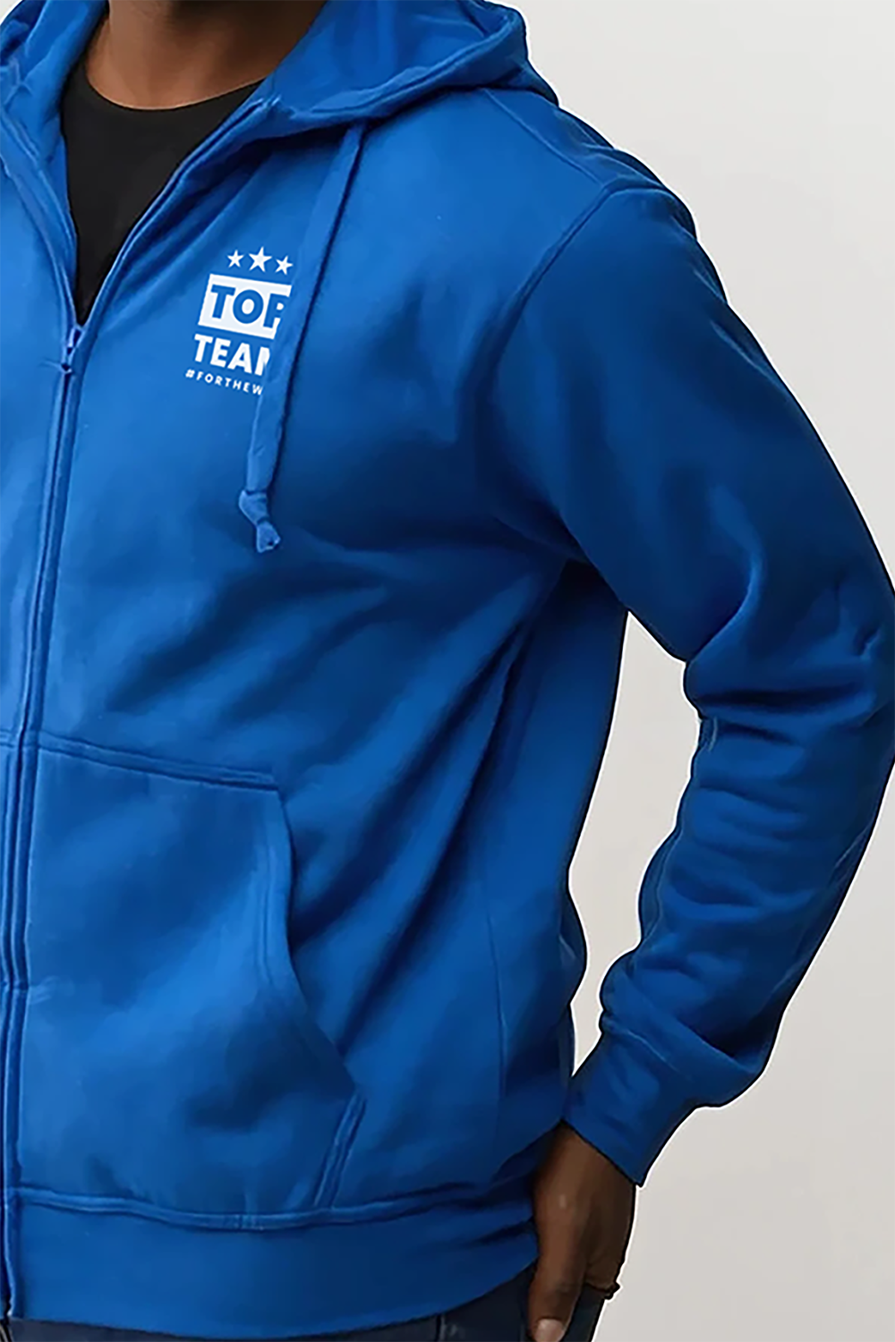 Basic Hoody Full zip - Afbeelding 2