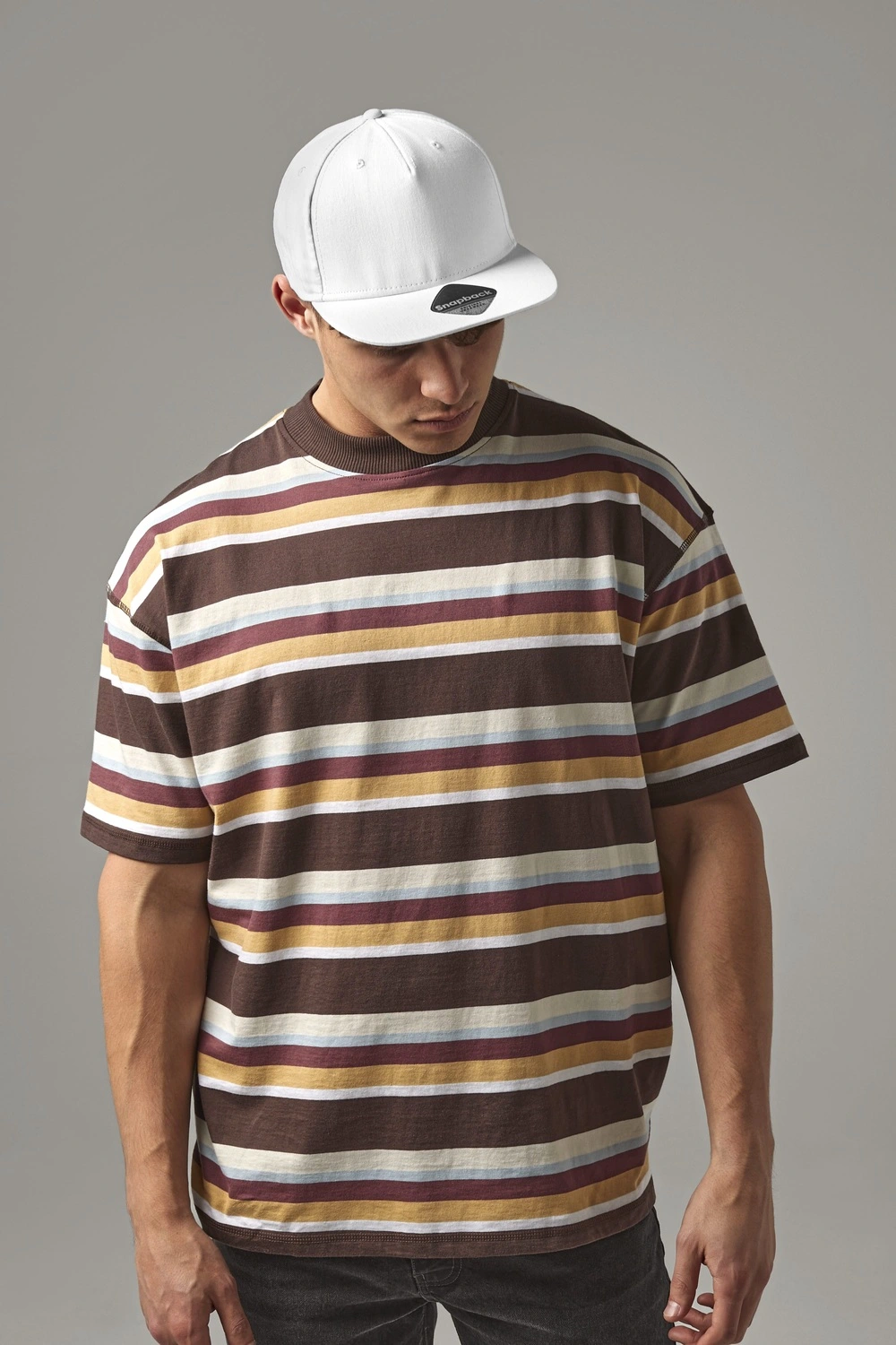 Beechfield 5 Panel Snapback Rapper Cap - Afbeelding 4