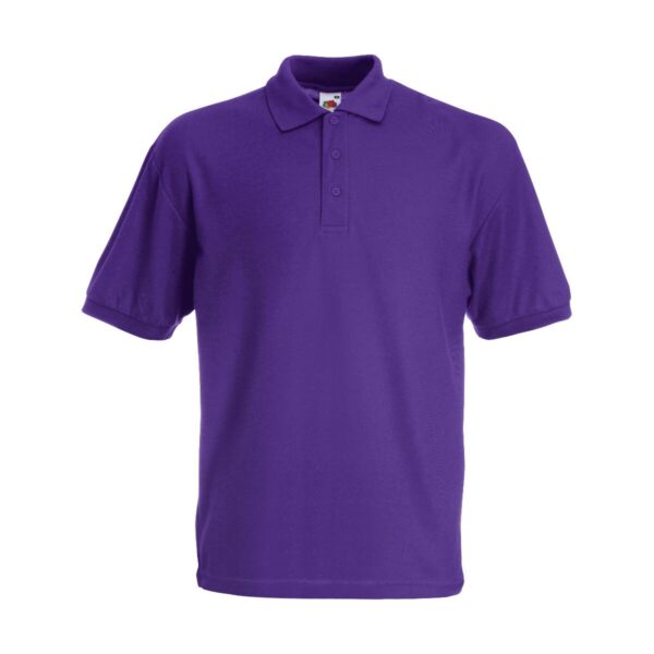 Fruit of the loom 65/35 Pique Polo Purple 3XL