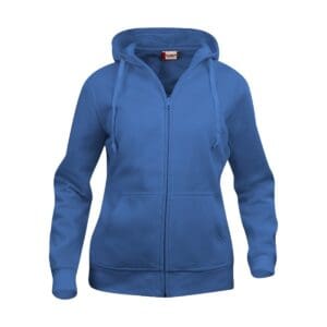 Clique Basic Hoody Full zip ladies kobalt XXL