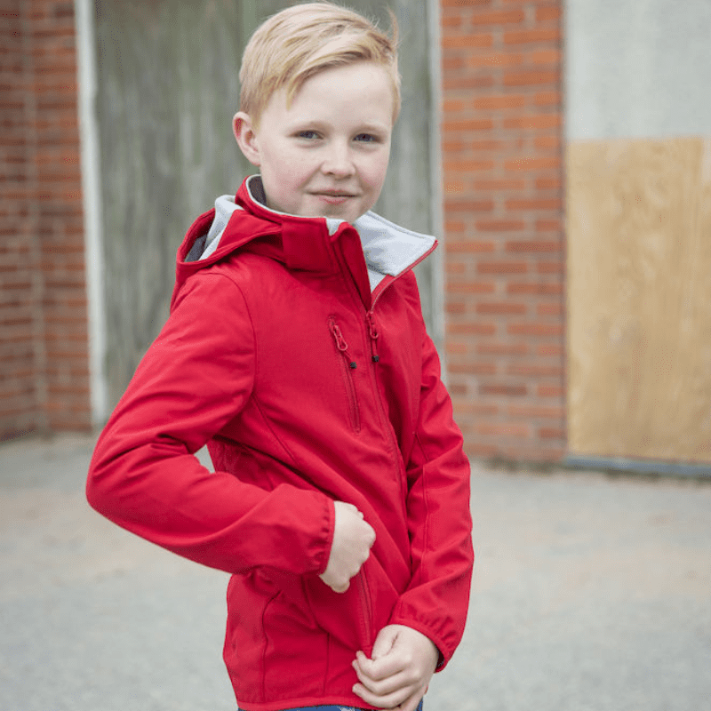 Berg kleding op cent Manifestatie Basic Softshell Jacket Junior - Shirts-bedrukken.nl
