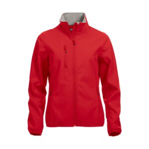 Clique Basic Softshell Jacket Ladies rood XXL
