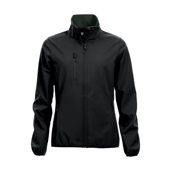 Clique Basic Softshell Jacket Ladies zwart 3XL