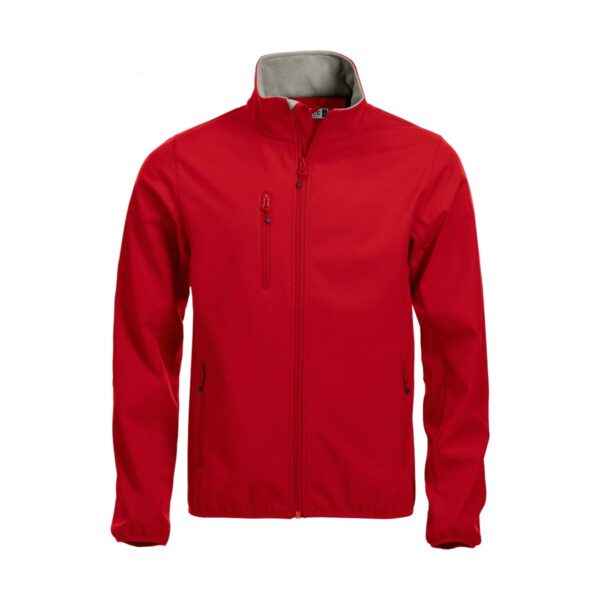 Clique Basic Softshell Jacket rood 4XL