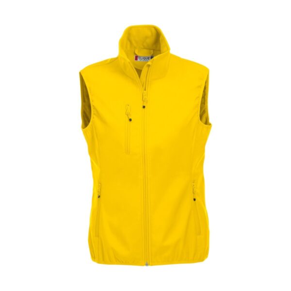 Clique Basic Softshell Vest Ladies lemon XXL