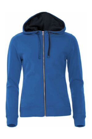 Clique Classic Hoody Full Zip Ladies kobalt XXL