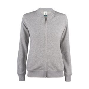 Clique Premium OC Cardigan Ladies grijsmelange XXL