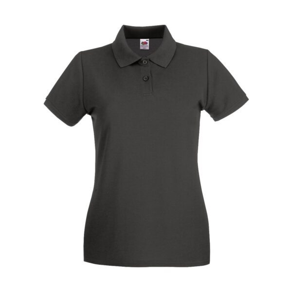 Fruit of the loom Lady-Fit Premium Polo Light Graphite XXL