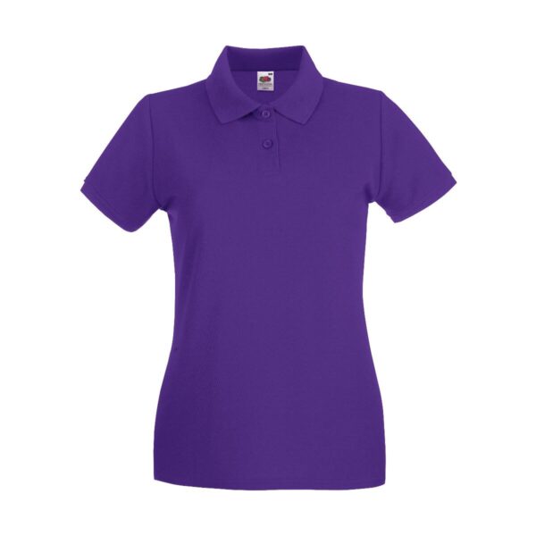 Fruit of the loom Lady-Fit Premium Polo Purple XXL
