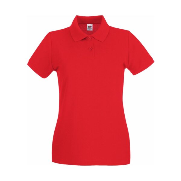 Fruit of the loom Lady-Fit Premium Polo Red XXL
