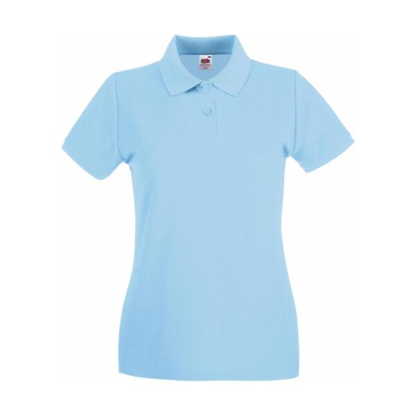 Fruit of the loom Lady-Fit Premium Polo Sky Blue XXL