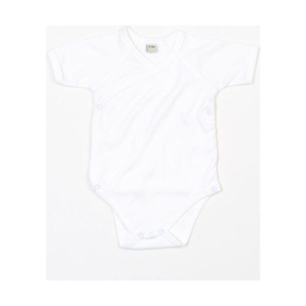 Babybugz Baby Organic Kimono Bodysuit White 6-12 maanden (80-86)