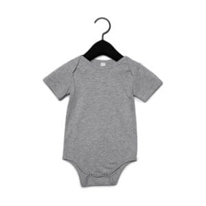 Bella Canvas Baby Jersey Short Sleeve Onesie Athletic Heather 18-24 maanden