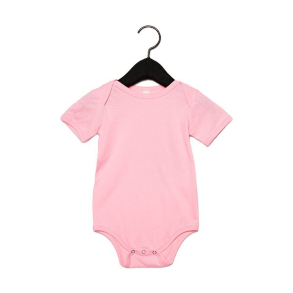 Bella Canvas Baby Jersey Short Sleeve Onesie Pink 18-24 maanden