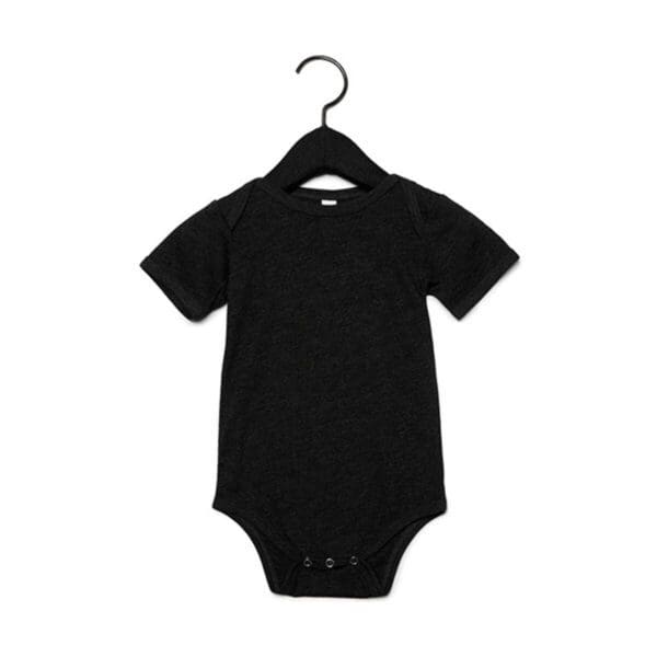 Bella Canvas Baby Triblend Short Sleeve Onesie Charcoal-Black Triblend (Heather) 18-24 maanden