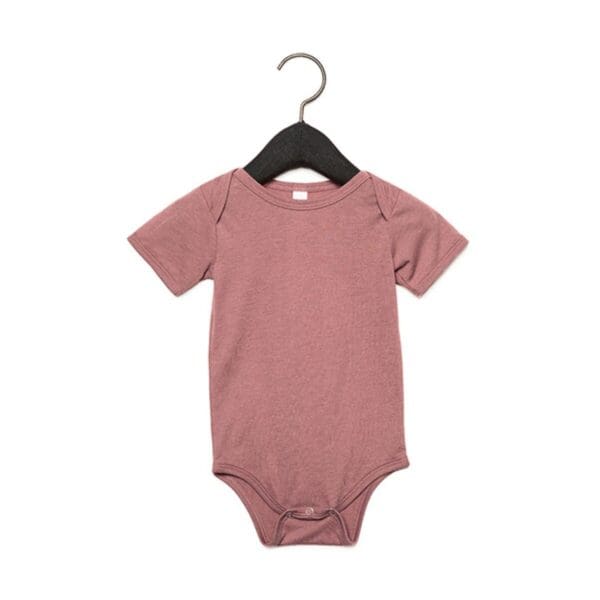 Bella Canvas Baby Triblend Short Sleeve Onesie Mauve Triblend (Heather) 18-24 maanden