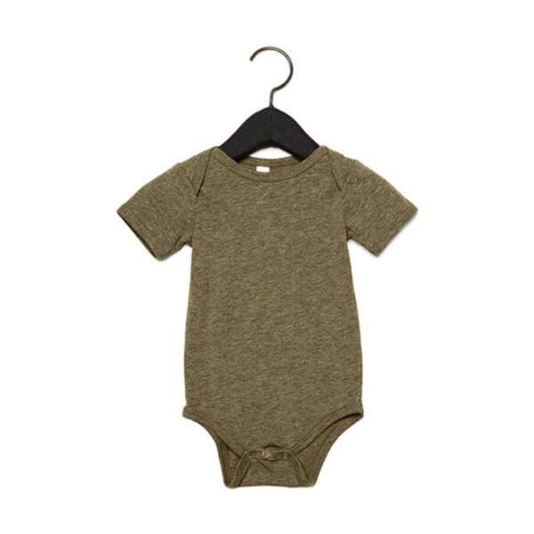 Bella Canvas Baby Triblend Short Sleeve Onesie Olive Triblend (Heather) 18-24 maanden