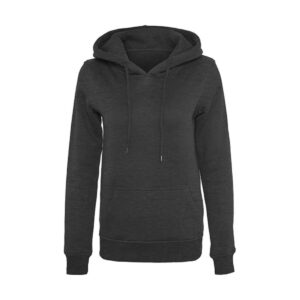 Build Your Brand Ladies` Heavy Hoody Charcoal (Heather) 5XL