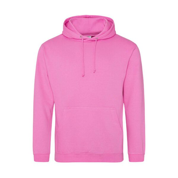 Just Hoods College Hoodie Candyfloss Pink 3XL