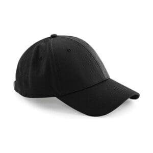 Beechfield Air Mesh 6 Panel Cap Black ONE SIZE