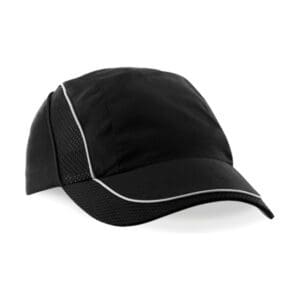 Beechfield Coolmax® Flow Mesh Cap Black ONE SIZE