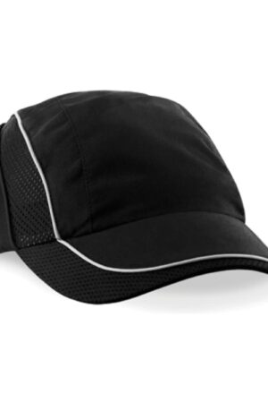 Beechfield Coolmax® Flow Mesh Cap Black ONE SIZE