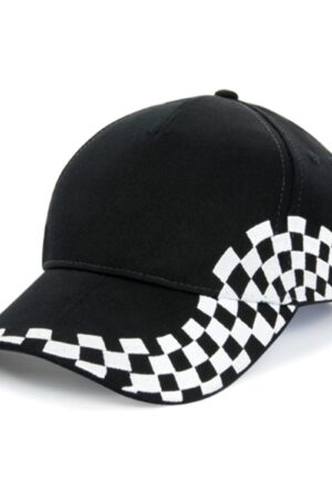 Beechfield Grand Prix Cap Black ONE SIZE