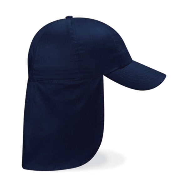 Beechfield Junior Legionnaire Style Cap French Navy ONE SIZE