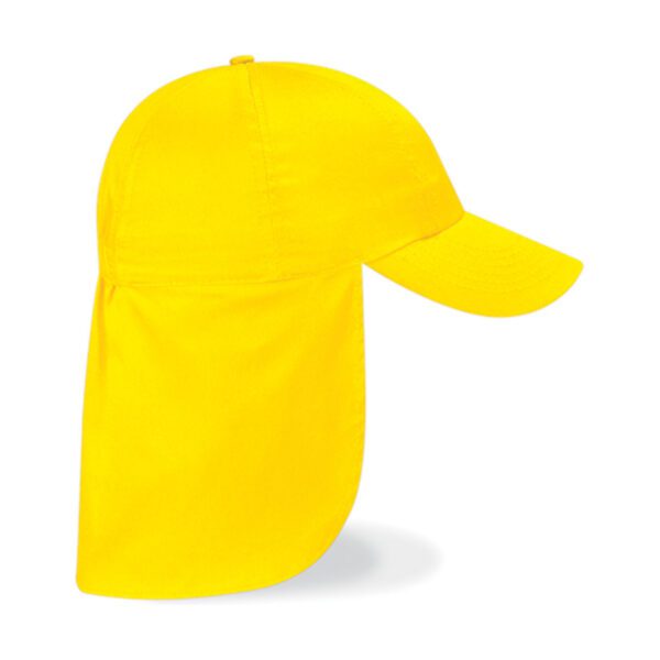 Beechfield Junior Legionnaire Style Cap Yellow ONE SIZE