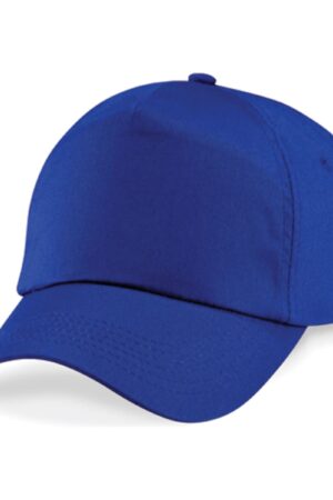 Beechfield Junior Original 5 Panel Cap Bright Royal ONE SIZE