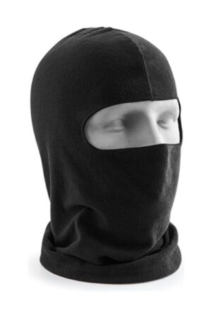 Beechfield Microfleece Balaclava Black ONE SIZE