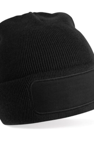Beechfield Beechfield Original Patch Beanie Black ONE SIZE