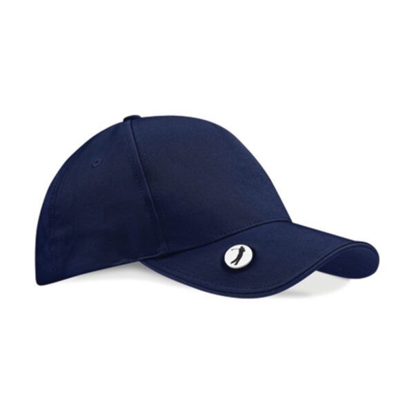 Beechfield Pro-Style Ball Mark Golf Cap French Navy French Navy ONE SIZE