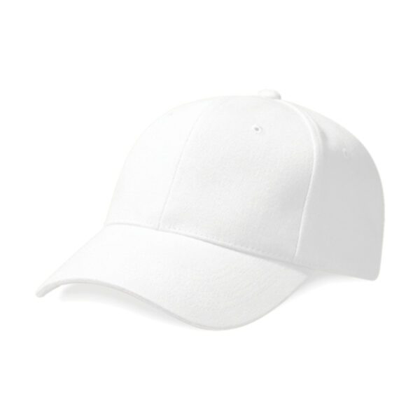 Beechfield Pro-Style Heavy Brushed Cotton Cap White ONE SIZE