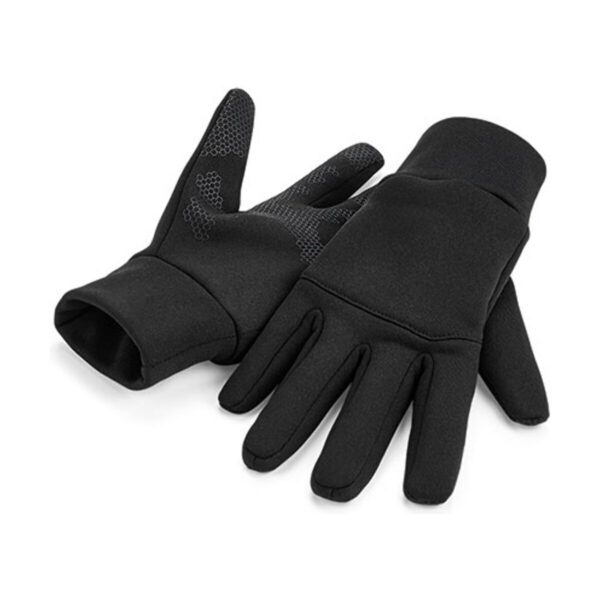 Beechfield Softshell Sports Tech Gloves Black L/XL