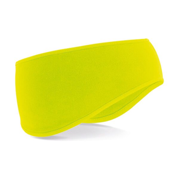 Beechfield Softshell Sports Tech Headband Fluorescent Yellow ONE SIZE