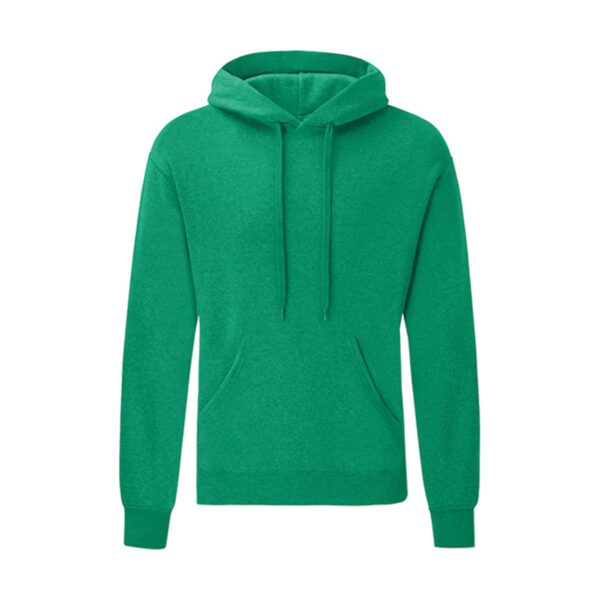 Fruit of the loom Classic Hooded Sweat Heather Green XXL