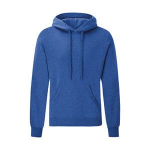 Fruit of the loom Classic Hooded Sweat Heather Royal XXL