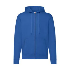 Fruit of the loom Classic Hooded Sweat Jacket Royal Blue XXL