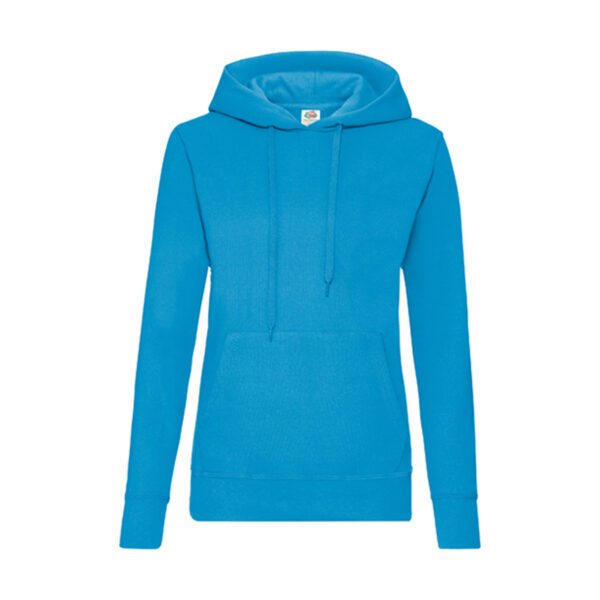 Fruit of the loom Lady-Fit Classic Hooded Sweat Azure Blue XXL