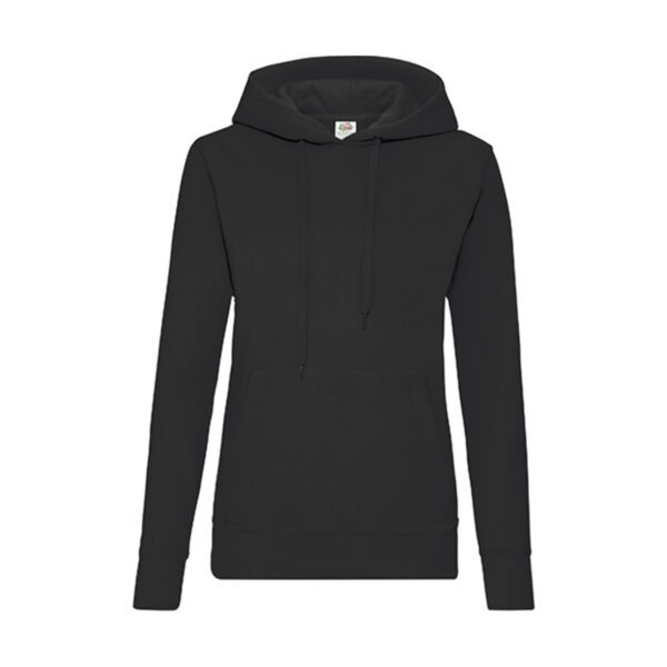 Fruit of the loom Lady-Fit Classic Hooded Sweat Black XXL