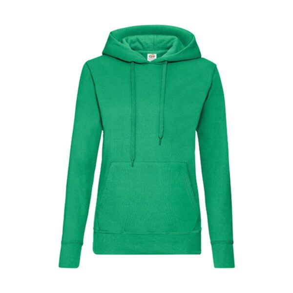 Fruit of the loom Lady-Fit Classic Hooded Sweat Kelly Green XXL