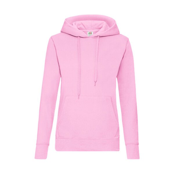 Fruit of the loom Lady-Fit Classic Hooded Sweat Light Pink XXL