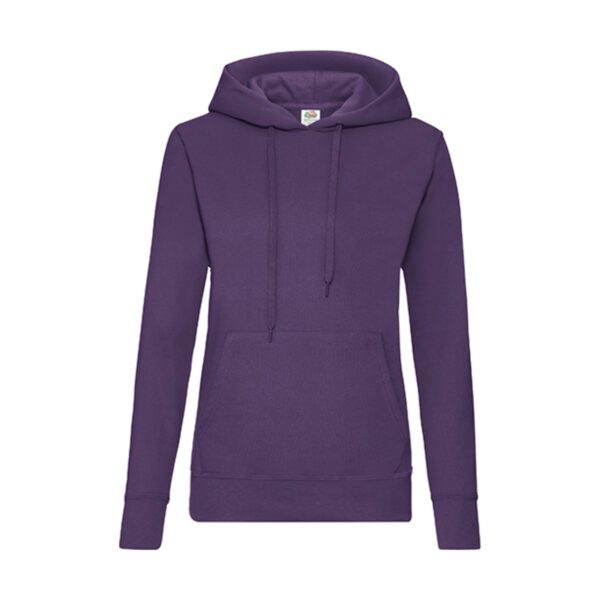 Fruit of the loom Lady-Fit Classic Hooded Sweat Purple XXL