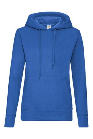Fruit of the loom Lady-Fit Classic Hooded Sweat Royal Blue XXL
